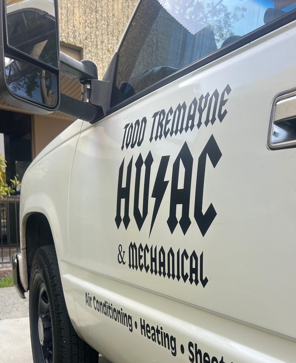 Todd Tremayne HVAC & Mechanical truck
